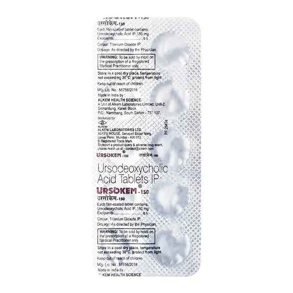 ursokem 150mg tablet