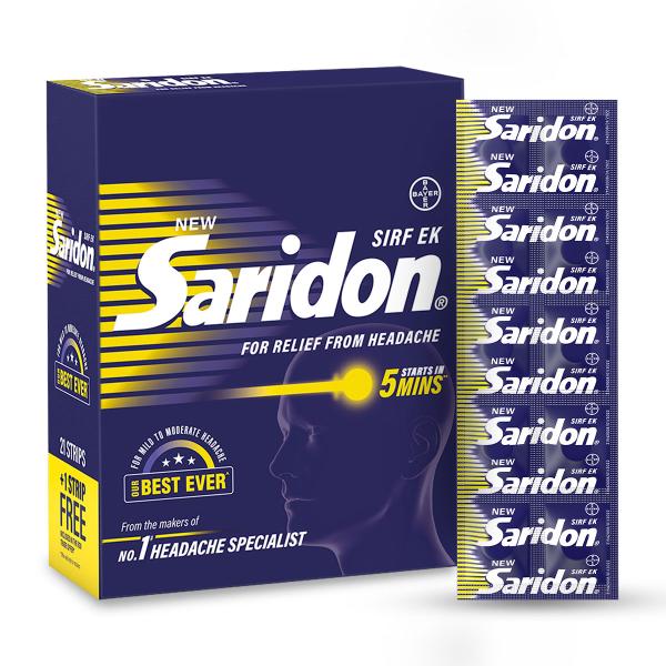 new saridon tablets