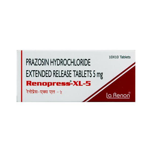Renopress XL 5mg Tablet 10'S Price, Uses, Side effects, Substitutes ...