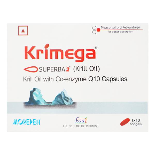 KRIMEGA Softgel 10's Price, Uses, Side effects, Substitutes | Netmeds