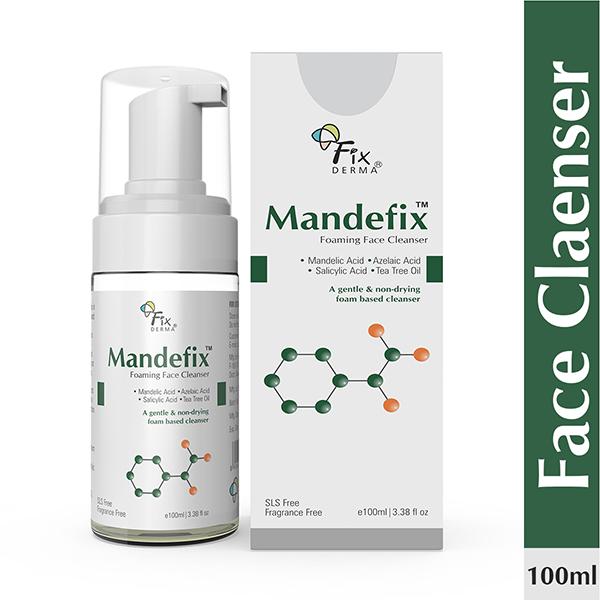 Fixderma Mandefix Foaming Face Cleanser 100ml - Gentle Cleanser for ...