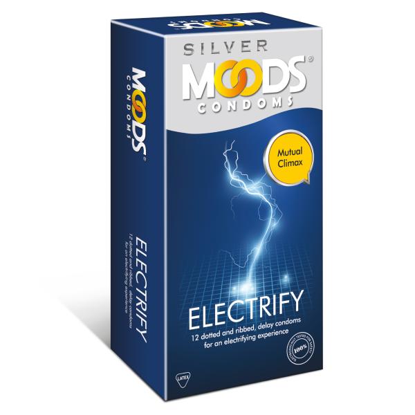 Moods Silver Condoms Electrify 12's online at best price-Condoms