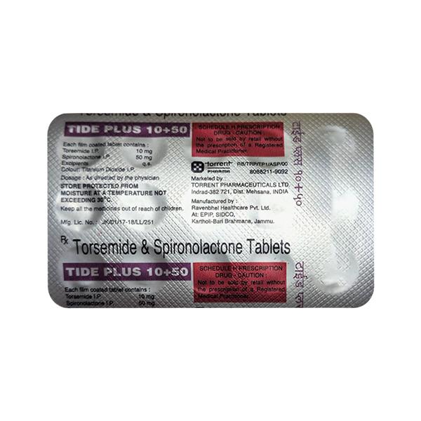 Tide Plus 10+50 Tablet 15's Price, Uses, Side effects | Netmeds