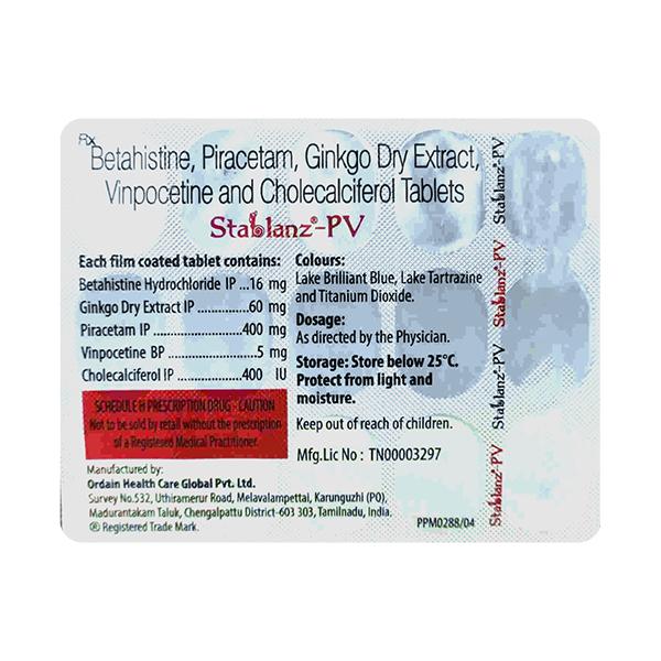 stablanz pv tablet