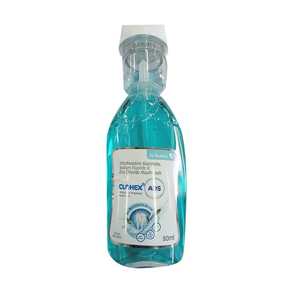 CLOHEX ADS MINT FLAVOUR SUGAR FREE Mouth Wash 80ml Price, Uses, Side ...