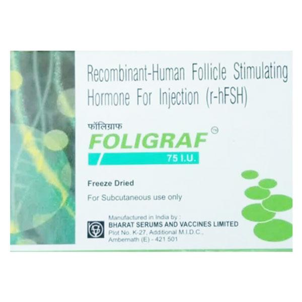 Foligraf 75Iu Injection 1'S : Uses, Side Effects, Price | Netmeds