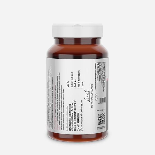 Buy Truebasics Glutathione with Nutroxsun, Biotin and Vitamin E, for  Healthy And Youthful Skin, Clinically Researched Ingredients, 30 Glutathione  Tablets 1's Online at Discounted Price