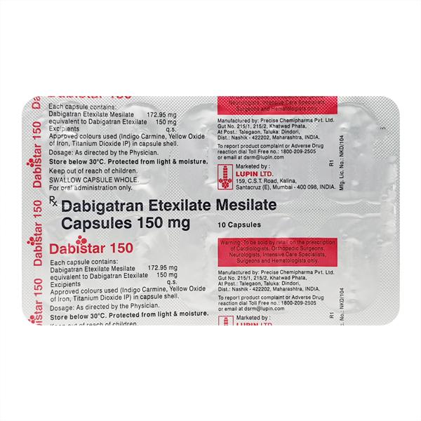 dabistar 150mg capsules