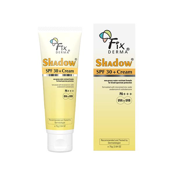 Fixderma Shadow Sunscreen Spf 30 PA+++ Cream For Dry Skin, Sunscreen ...