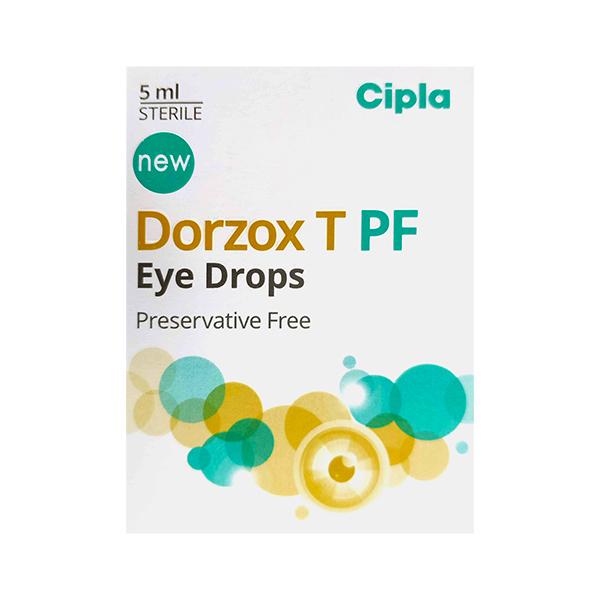 dorzox t pf eye drops 5ml