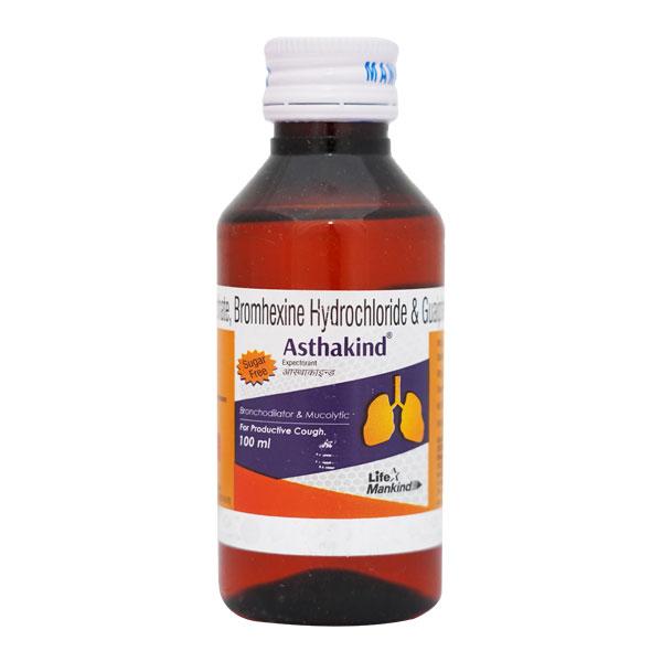 asthakind sugar free expectorant 100ml