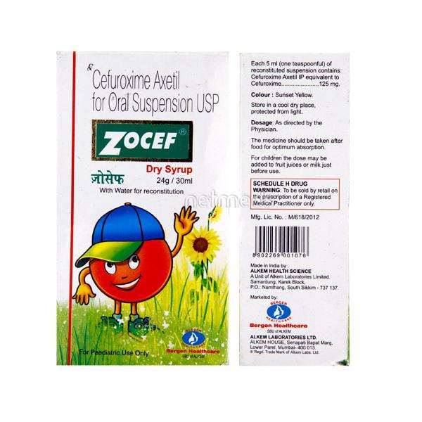 Zocef Dry Syrup 30ml - Price, Uses, Side Effects | Netmeds