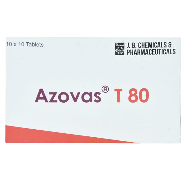 Buy AZOVAS T 80 Tablet 10's Online - Price, Uses & SIde Effects | Netmeds