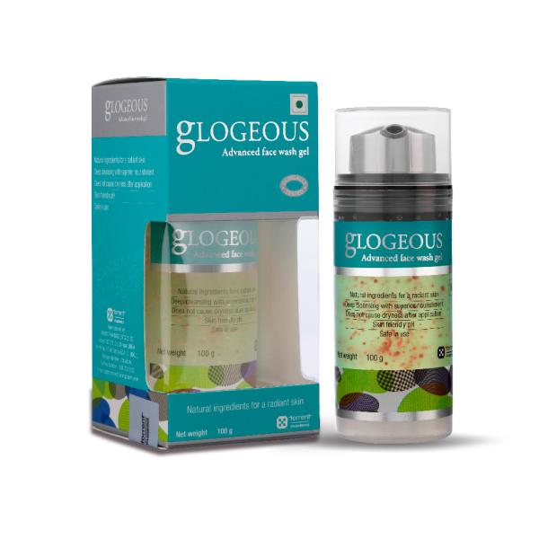 Glogeous Advanced Face Wash Gel 100gm 100 GM