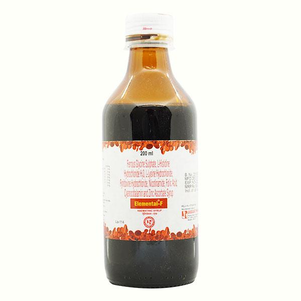 ELEMENTAL F Syrup 200ml Price, Uses, Side effects, Substitutes | Netmeds