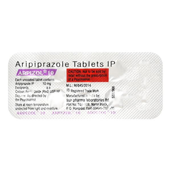arpizol 10mg tablet