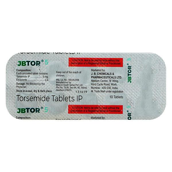 Buy JBTOR 5 Tablet 10's Online at Upto 25% OFF | Netmeds