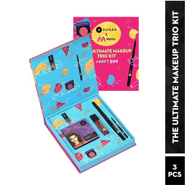 Buy Sugar Cosmetics The Ultimate Makeup Trio Kit 5.4 gm Online at ...