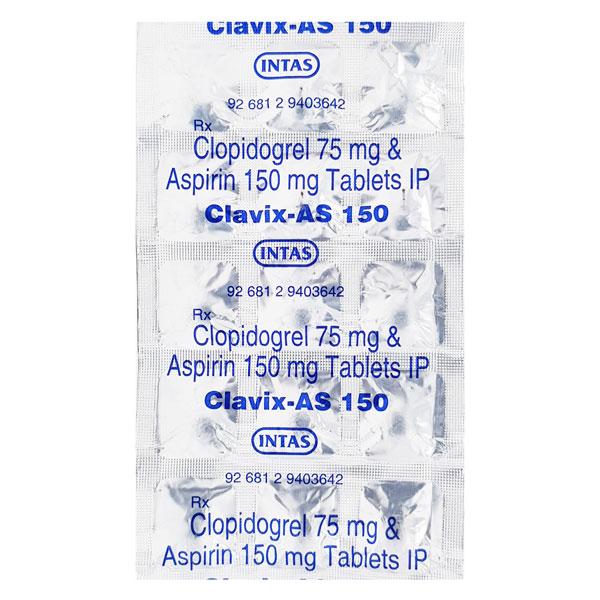 Clavix AS 150mg Tablet 15'S Price, Uses, Side effects, Substitutes ...