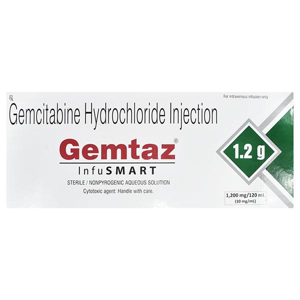 gemtaz infusmart 1.2gm injection 120ml