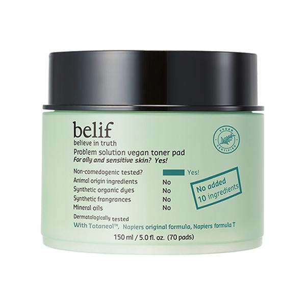 Belif Problem Solution Vegan Toner Pad 150ml 70 pads main image 1
