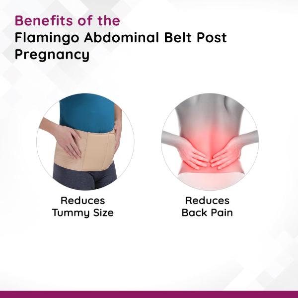 Flamingo Abdominal Belt Post Pregnancy (OC2520) (M) 1's