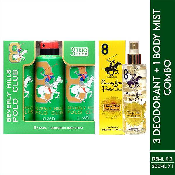 Buy Beverly Hills Polo Club Classy Men Deo Trio Pack EXOTIC