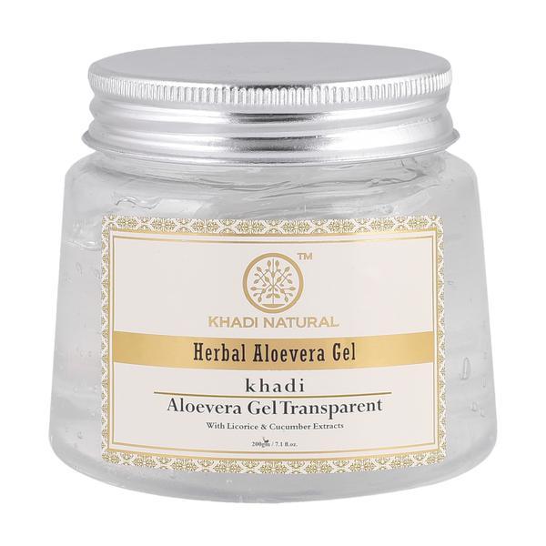 Buy Khadi Natural Herbal Aloevera Gel - Transparent 200 gm Online at  Discounted Price | Netmeds