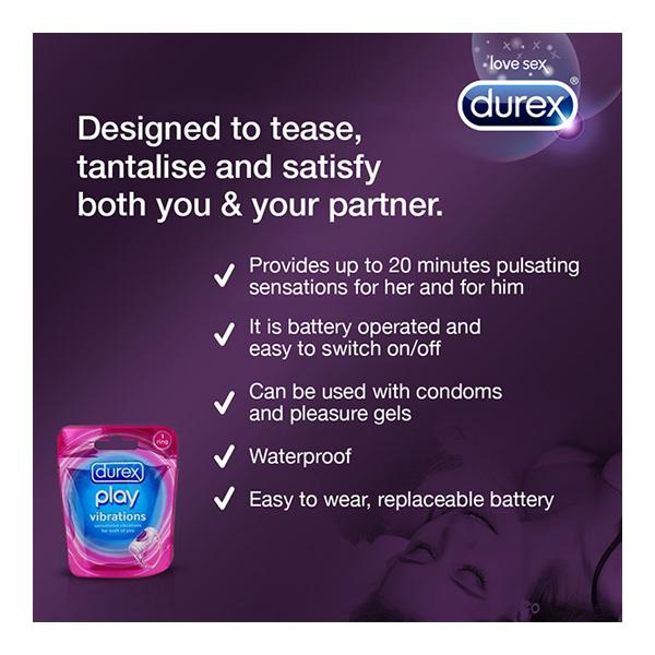 vibrating ring durex how to use Durex Play Vibrating Ring 1's