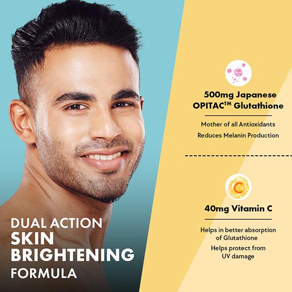 Chicnutrix Glow - Glutathione Tablets for Skin Glow & Even-Toned Skin -  Orange 20 Tablets 1's