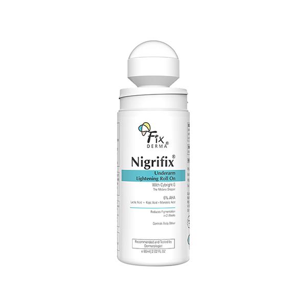 Buy Fixderma Nigrifix Underarm Roll on for Brightens Skin & Exfoliates ...