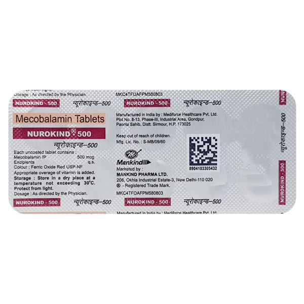 nurokind 500mcg tablet