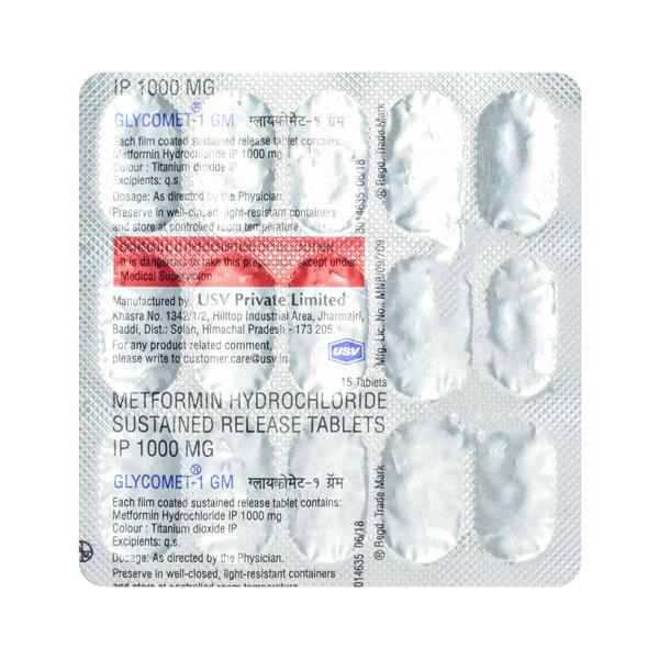 glycomet 1 gm tablet