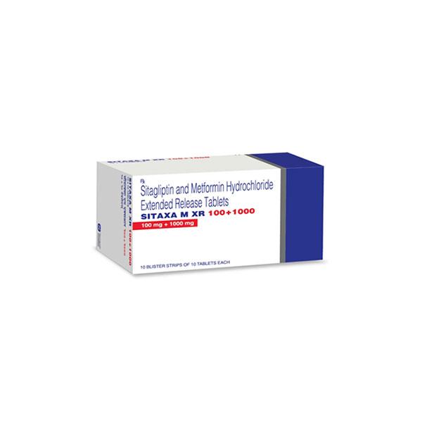 Buy SITAXA M XR 100+1000 Tablet 10's Online at Upto 25% OFF | Netmeds