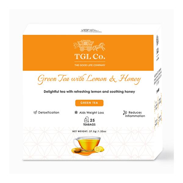TGL Co. Green Tea bag - Lemon and Honey 25's Online at Best Price ...
