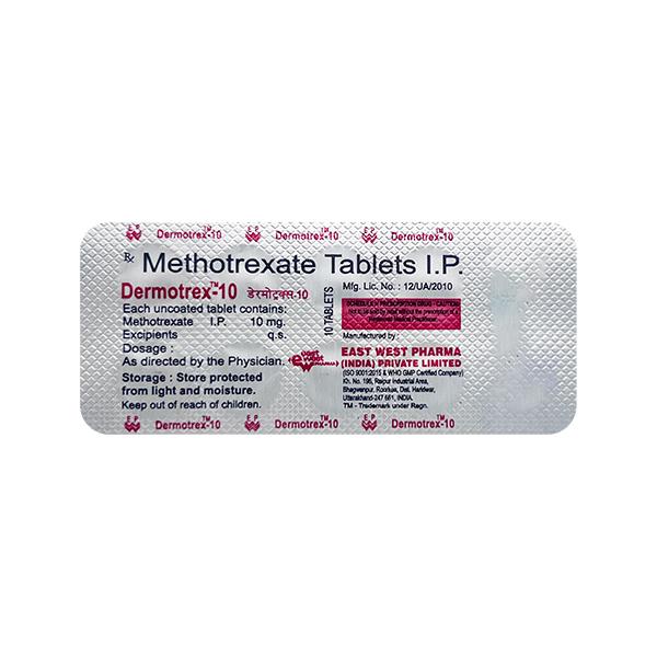 dermotrex 10mg tablet