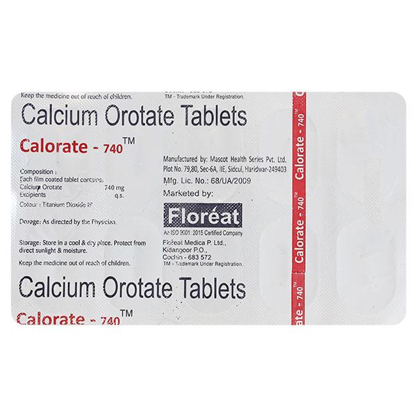 CALORATE 740 Tablet 10's Price, Uses, Side effects, Substitutes | Netmeds