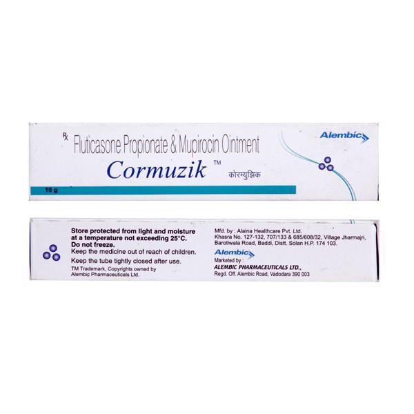 Cormuzik Ointment 10gm Price, Uses, Side effects, Substitutes | Netmeds