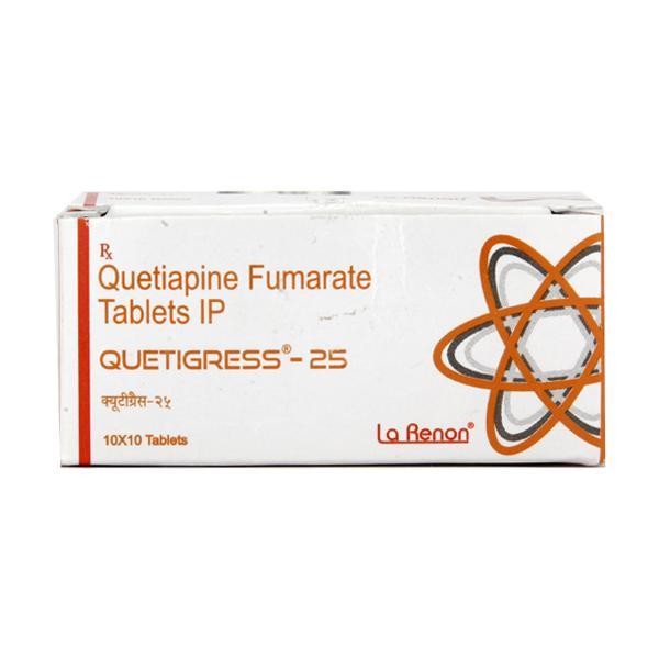 quetigress 25mg tablet