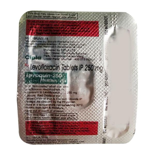 levoquin 250mg tablets
