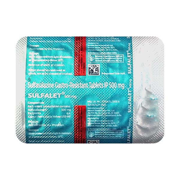 sulfalet 500mg tablet