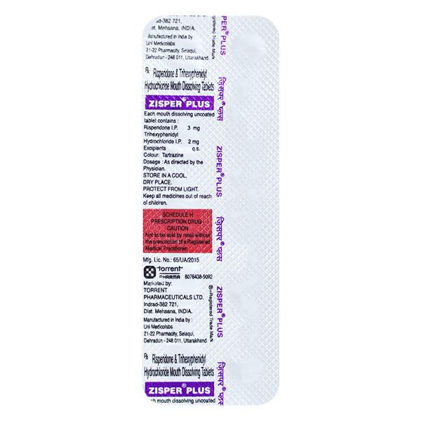Zisper Plus Tablet 10'S Price, Uses, Side effects, Substitutes | Netmeds