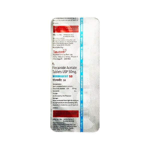 NORMABEAT 50 Tablet 10's Price, Uses, Side effects, Substitutes | Netmeds