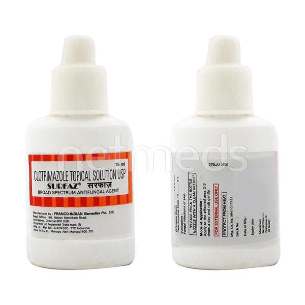 Surfaz Solution 15ml Price, Uses, Side effects, Substitutes | Netmeds