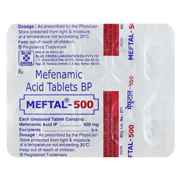 meftal 500mg tablet