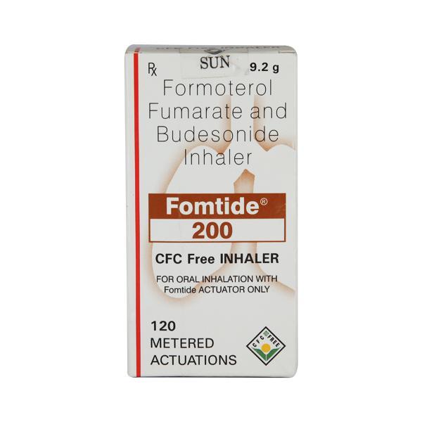 Fomtide Cfc Free 200mcg Inhaler 9.2Gm Price, Uses, Side effects ...