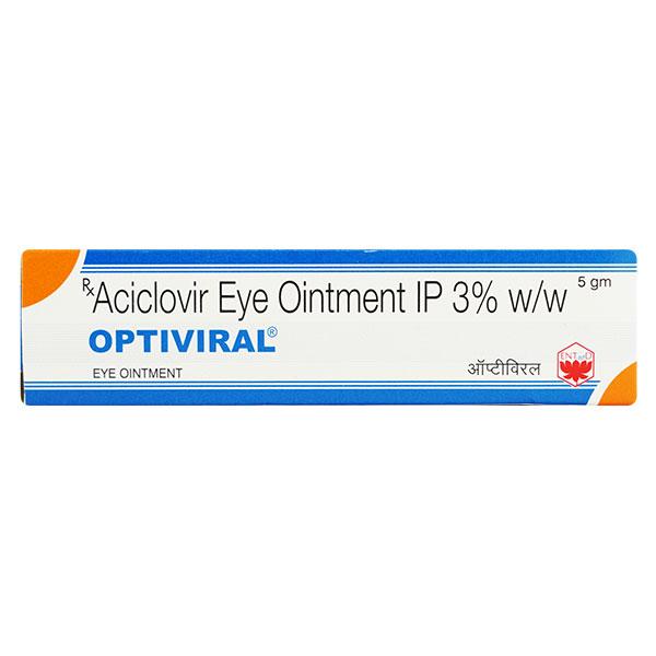 OPTIVIRAL Eye Ointment 5gm Price, Uses, Side effects, Substitutes | Netmeds