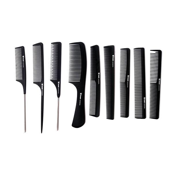 Buy Bronson Professional Comb Pack of 9 1's Online at Best Price - Hair ...