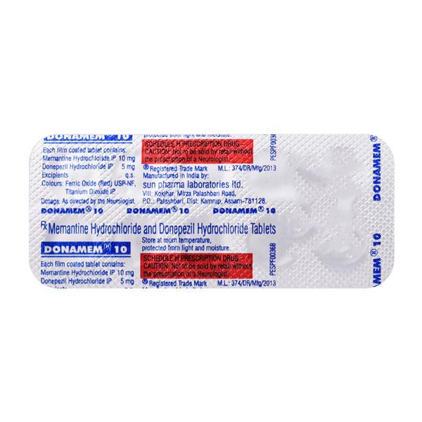 donamem 10mg tablet