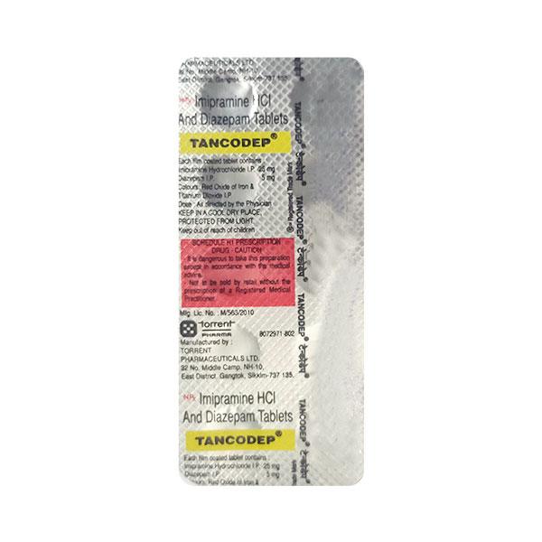 tancodep 5mg tablet